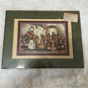 VTG stationary set Welcome Friends primitive folk art country NEW sealed